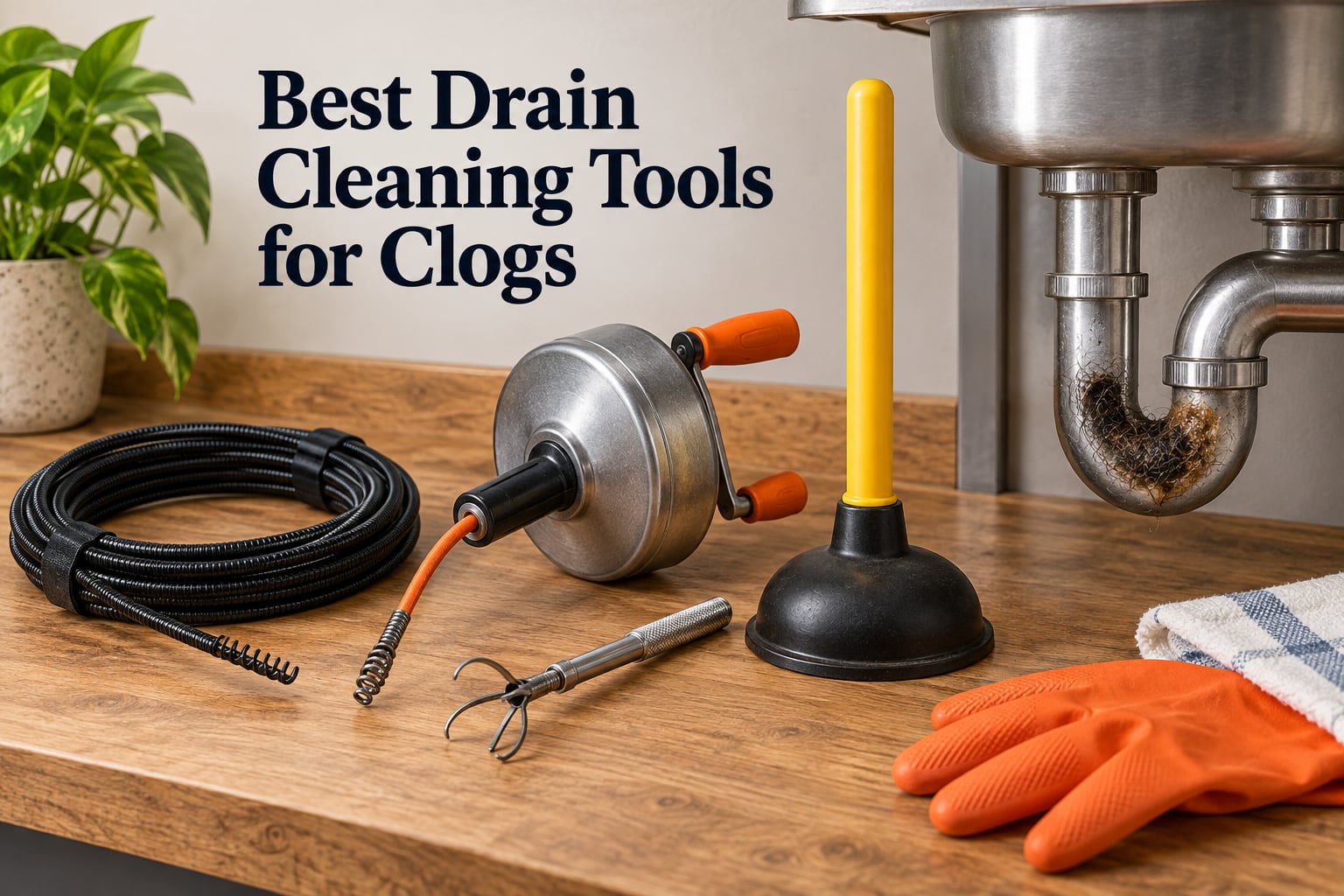 Best Drain Cleaning Tools for Clogs