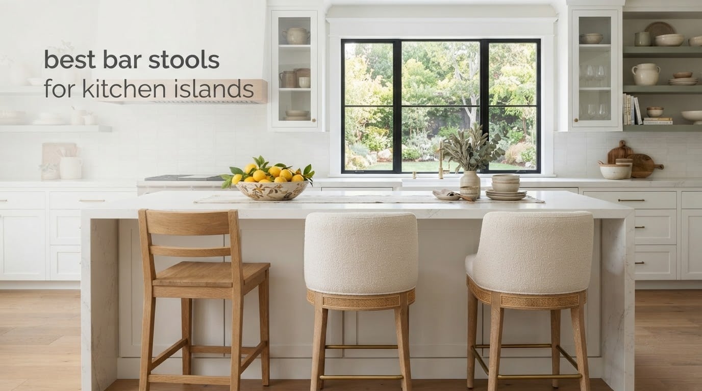 12 Best Bar Stools for Kitchen Islands (October 2026)