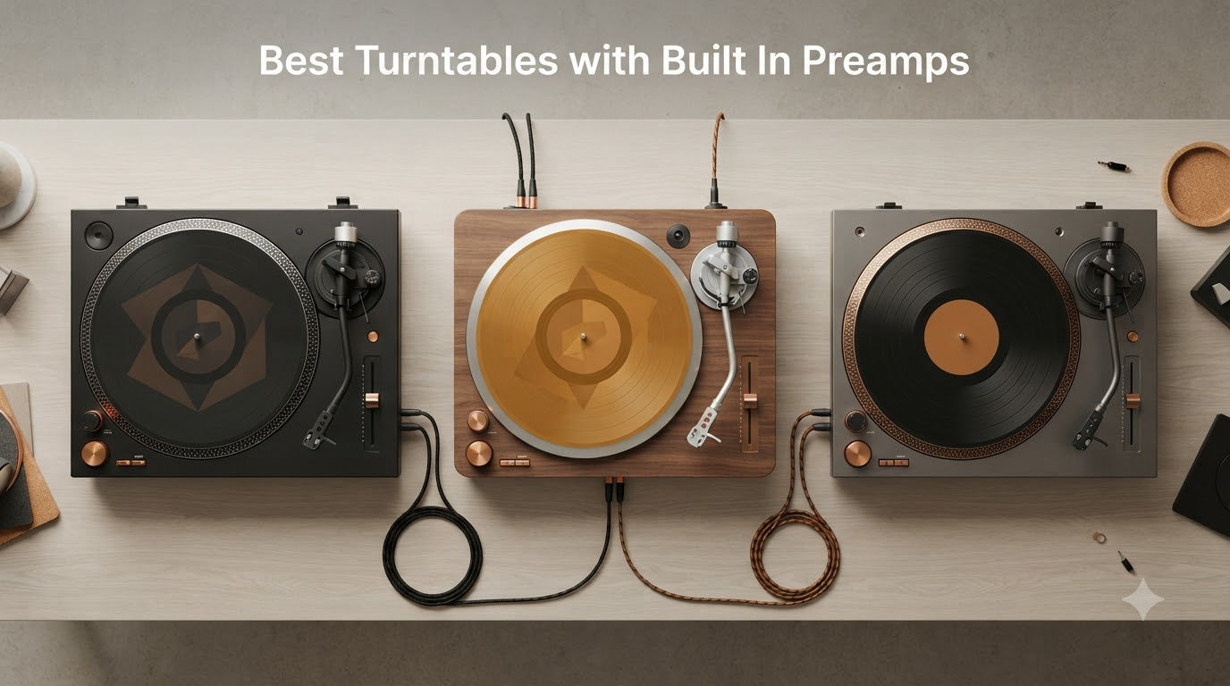 10 Best Turntables with Built-In Preamps (September 2026) Picks