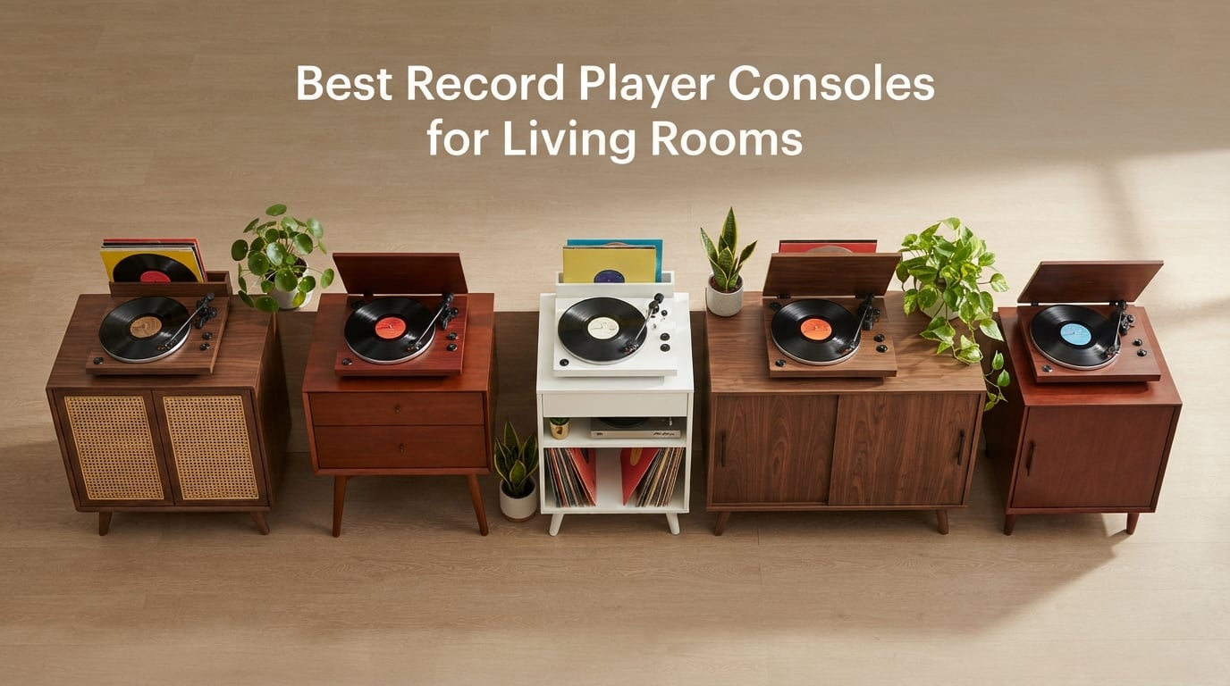 Best Record Player Consoles for Living Rooms