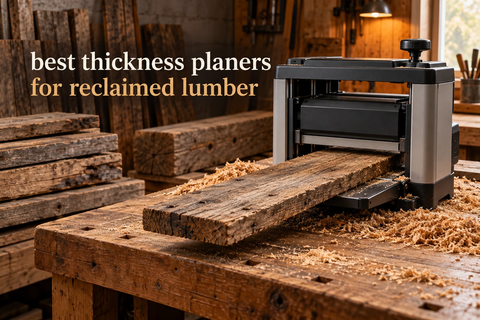 10 Best Thickness Planers for Reclaimed Lumber (October 2026)