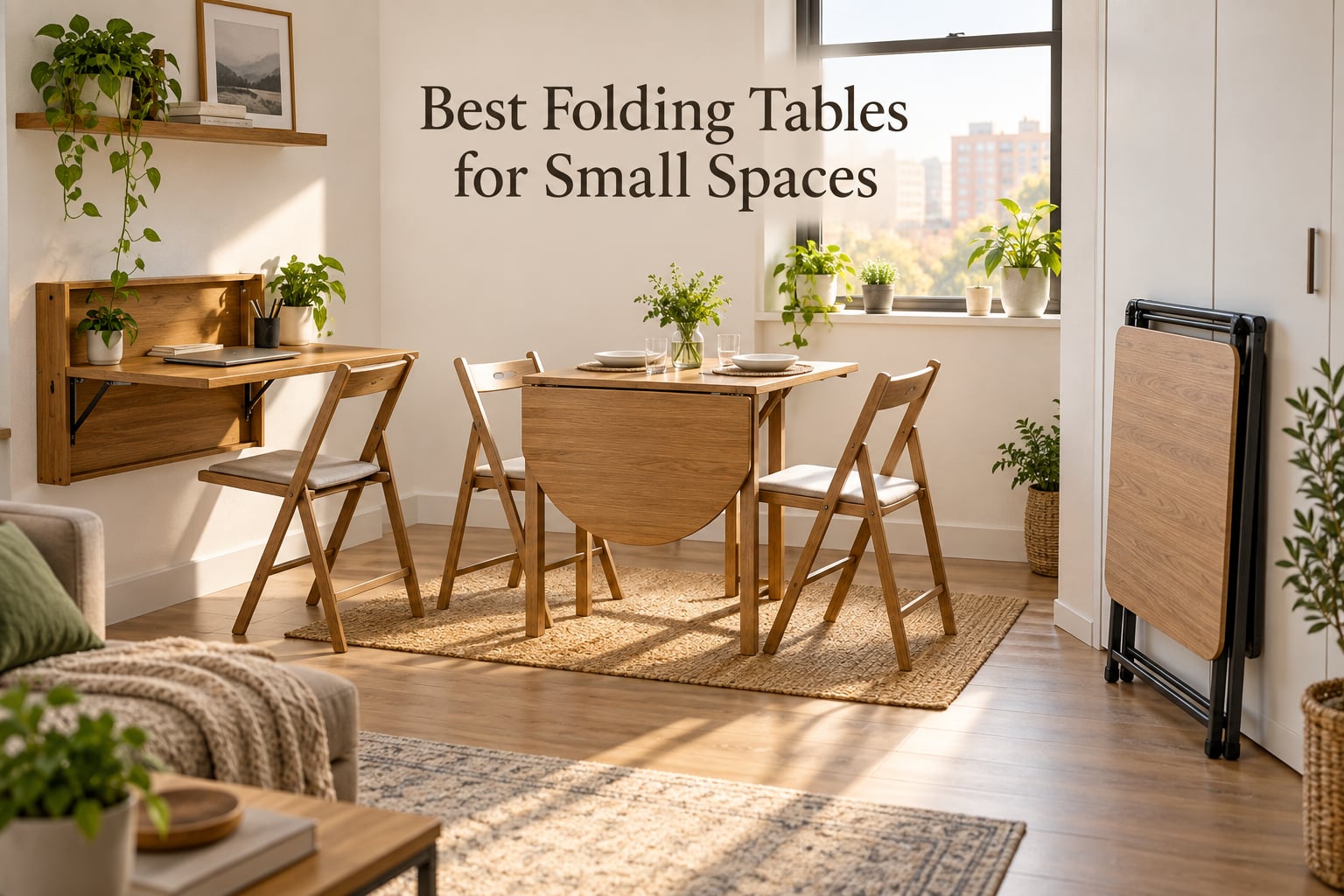 Best Folding Tables for Small Spaces