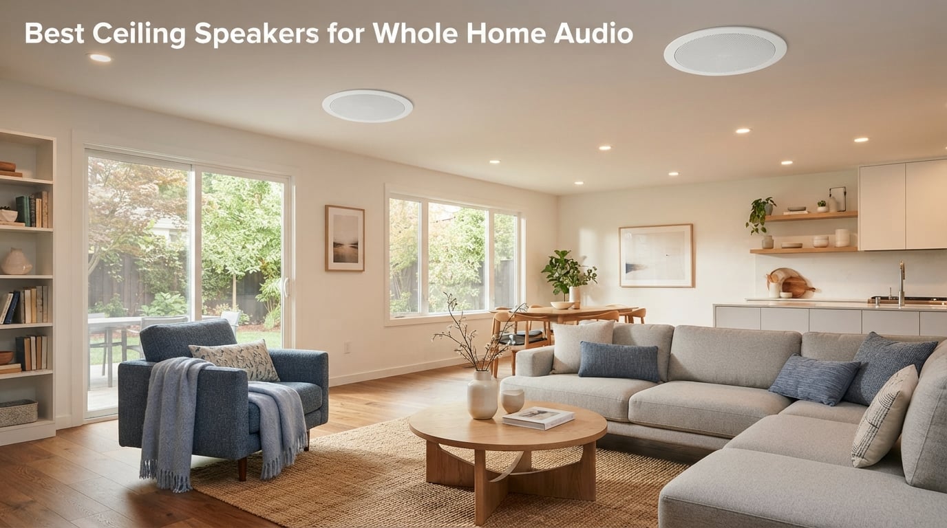 10 Best Ceiling Speakers for Whole Home Audio (September 2026)