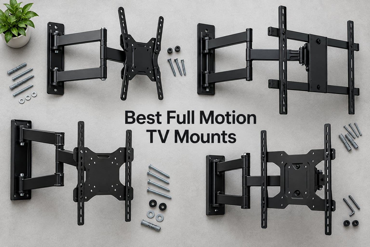 10 Best Full Motion TV Mounts (October 2026) Tested
