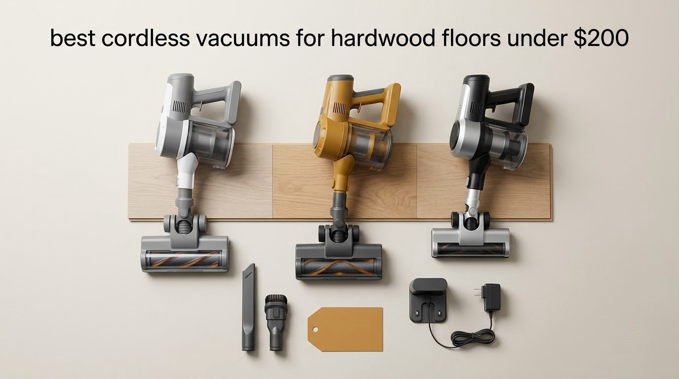 10 Cordless Vacuums for Hardwood Floors Under $200 (October 2026)
