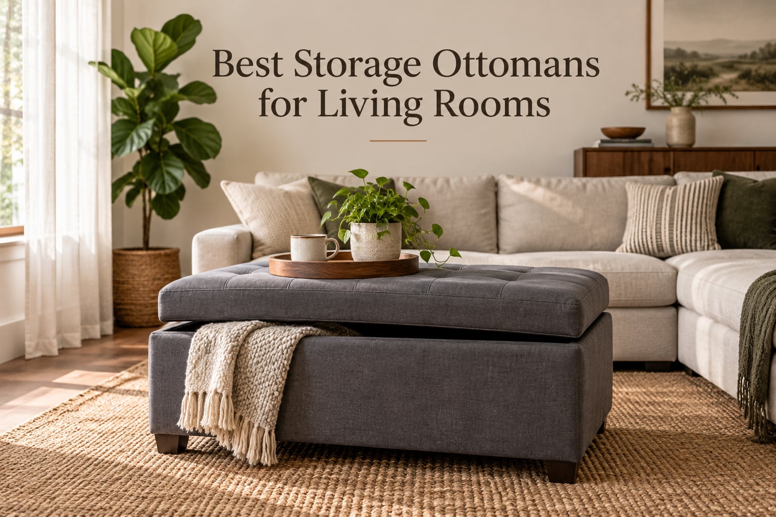 10 Best Storage Ottomans for Living Rooms (October 2026) Tested