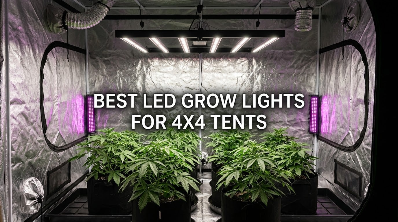 8 Best LED Grow Lights for 4×4 Tents (October 2026)