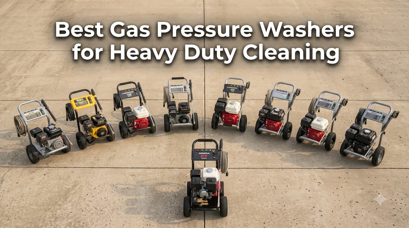 Best Gas Pressure Washers for Heavy Duty Cleaning