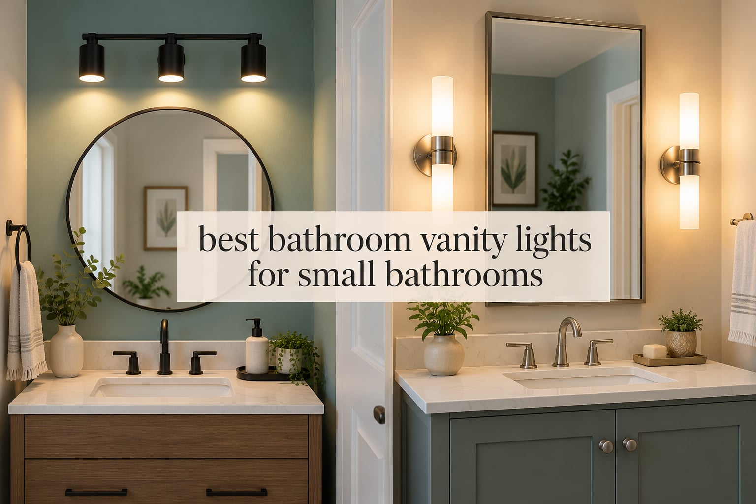 12 Best Bathroom Vanity Lights for Small Bathrooms (October 2026)