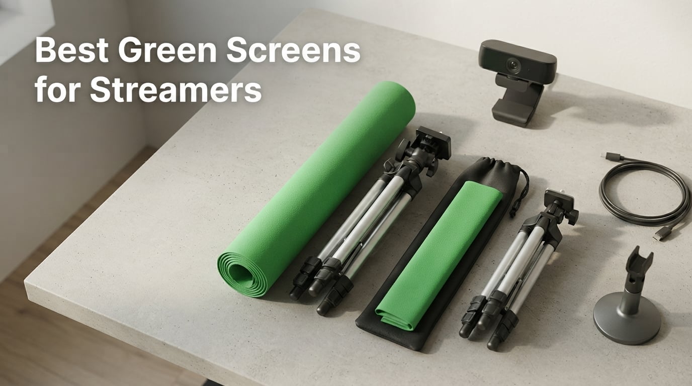 8 Best Green Screens for Streamers (October 2026) Tested Guide