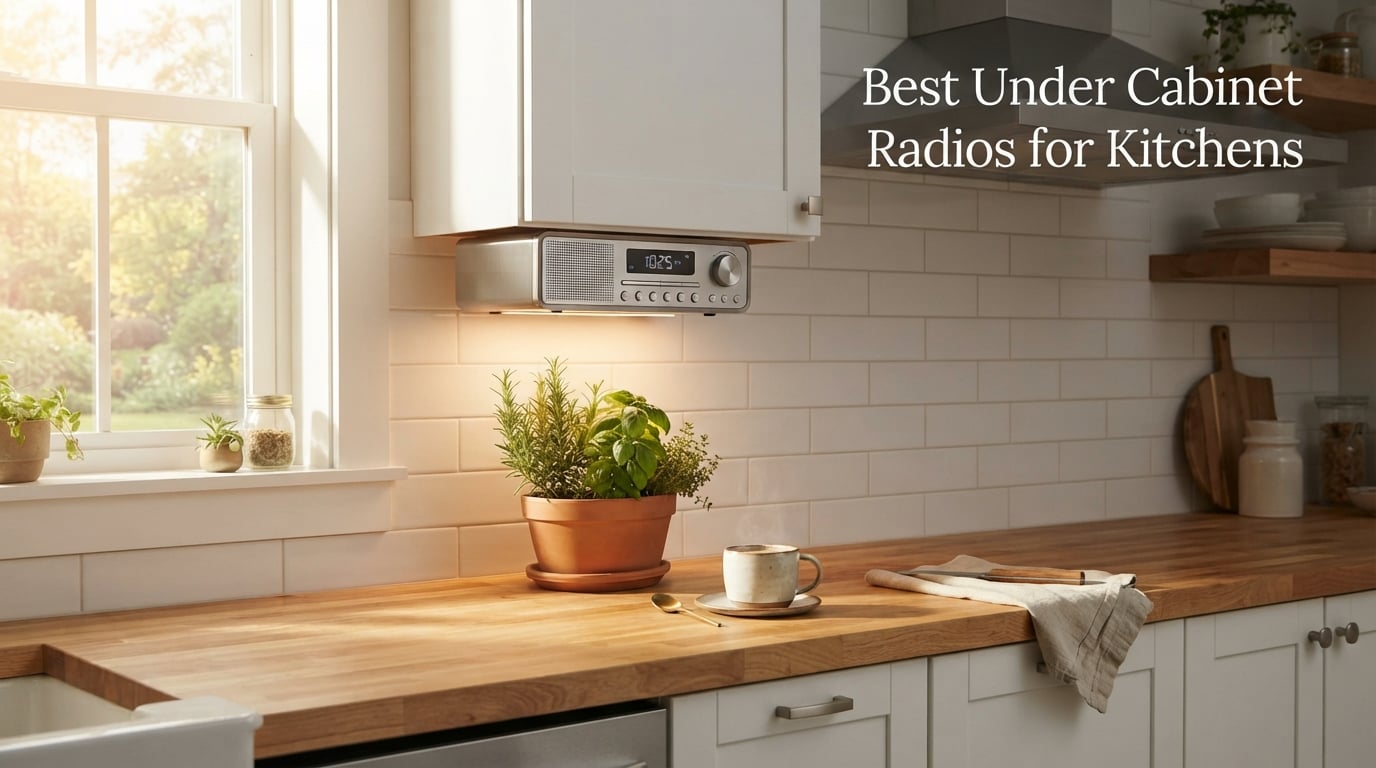 Best Under Cabinet Radios for Kitchens