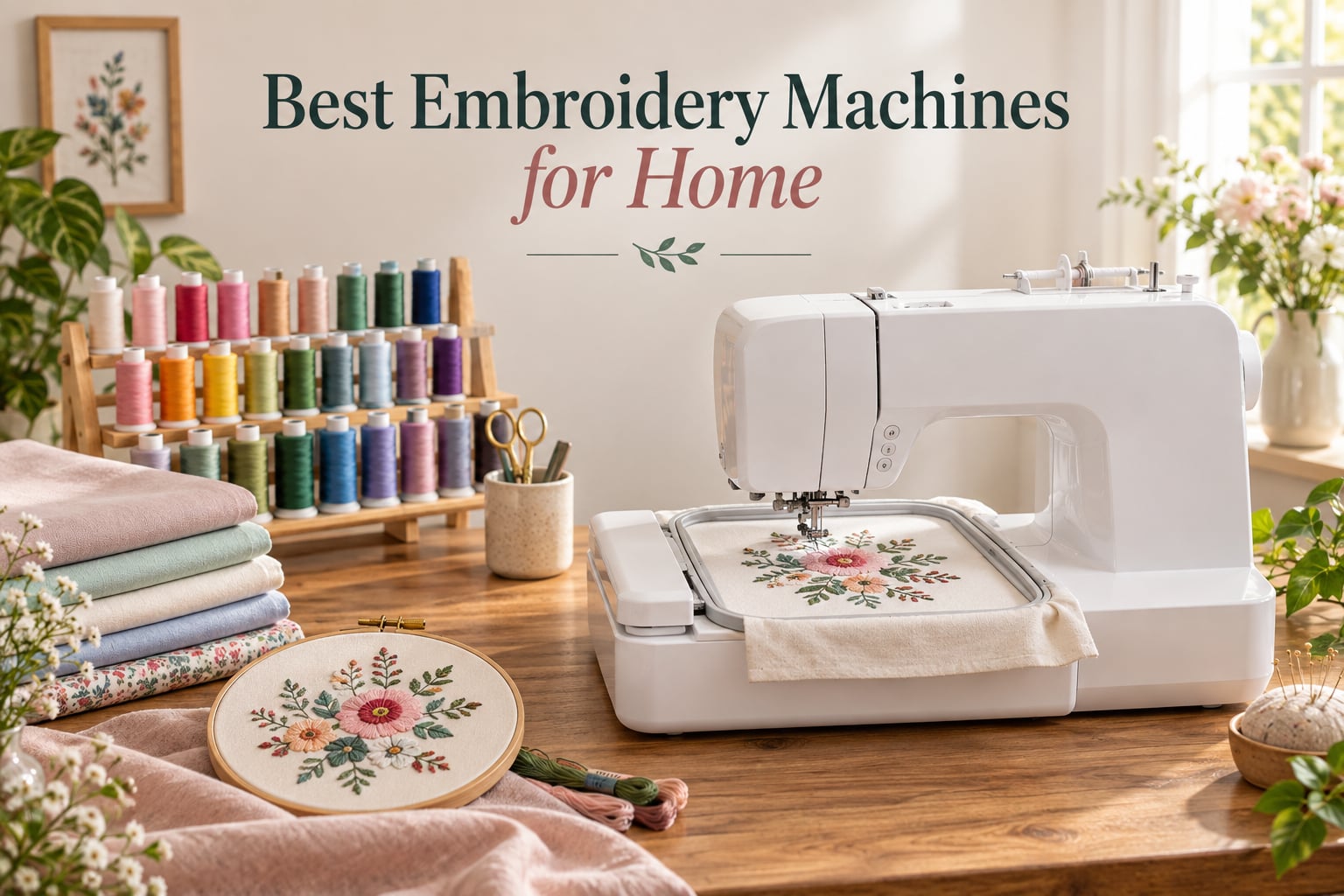 10 Best Embroidery Machines for Home (September 2026) Tested