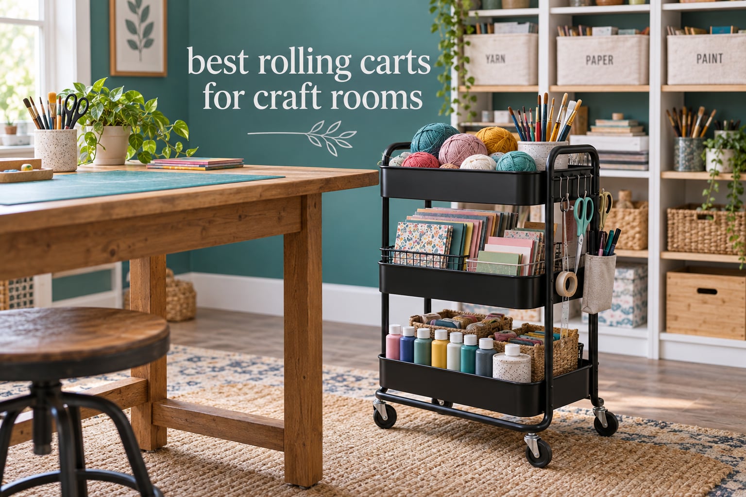 10 Best Rolling Carts for Craft Rooms (October 2026)