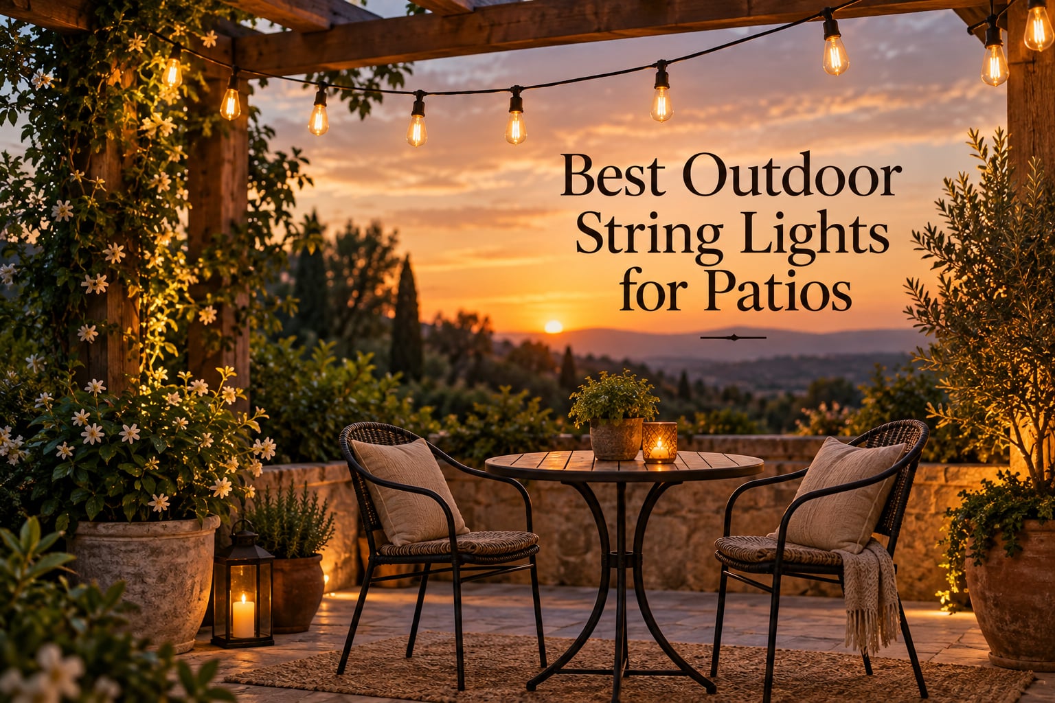 Best Outdoor String Lights for Patios