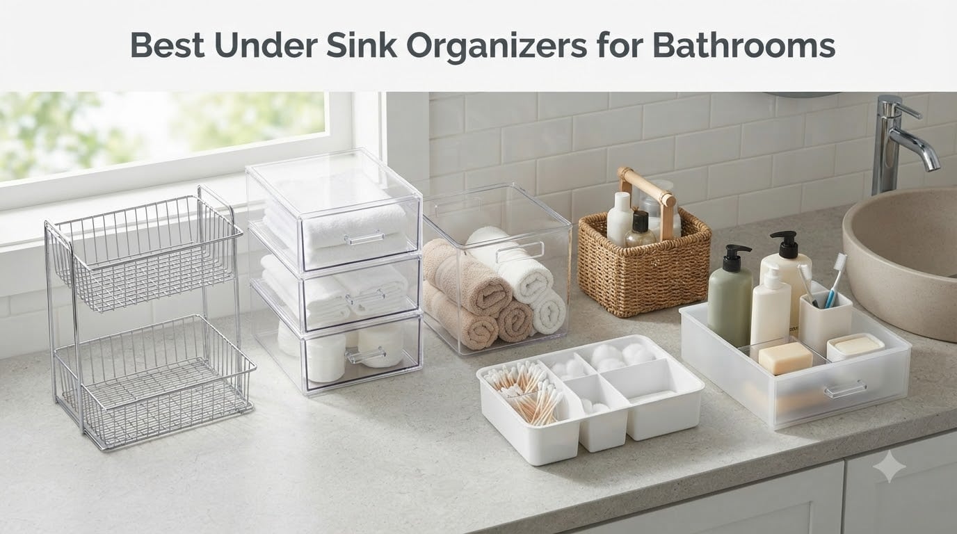 8 Best Under Sink Organizers for Bathrooms (September 2026) Tested