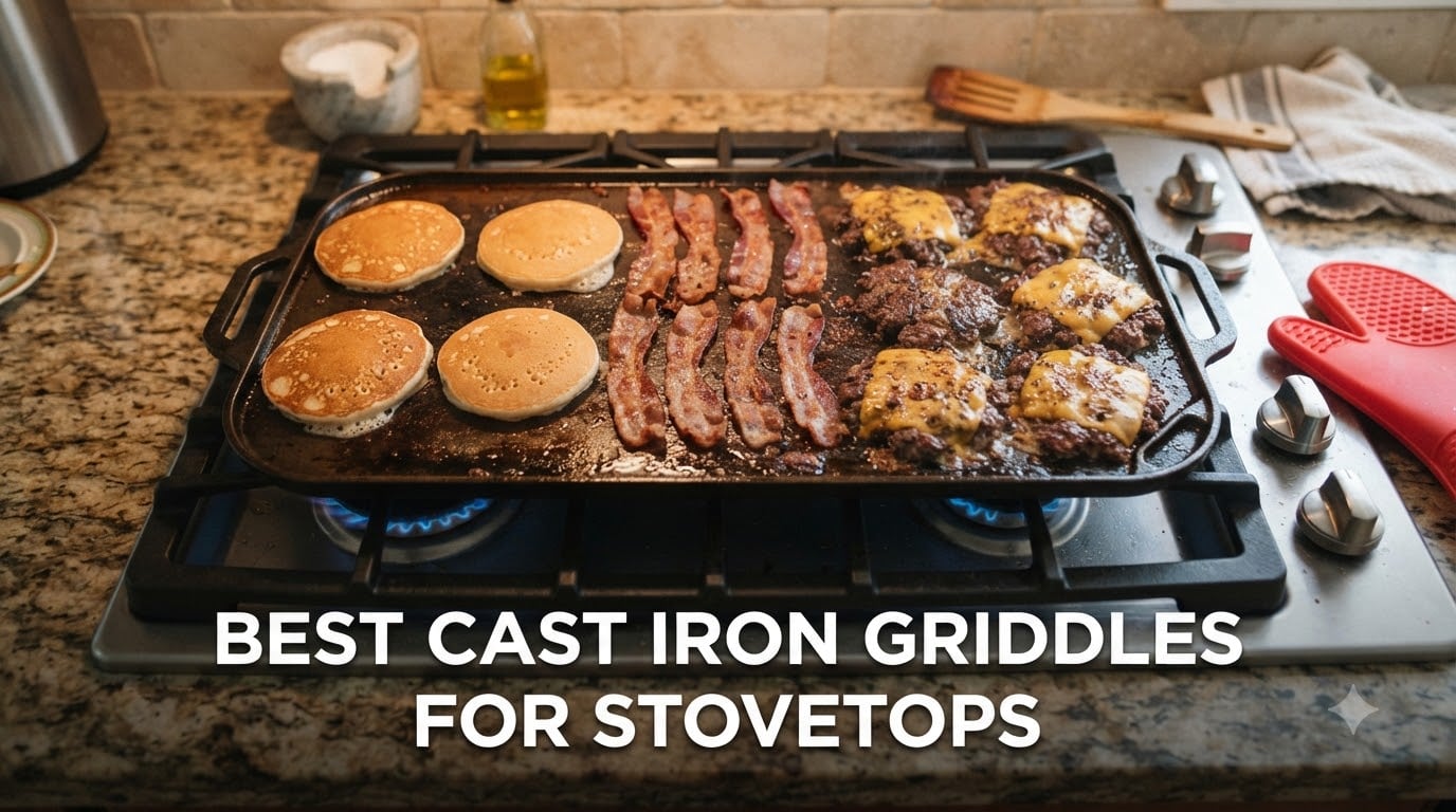 8 Best Cast Iron Griddles for Stovetops (September 2026) Tested