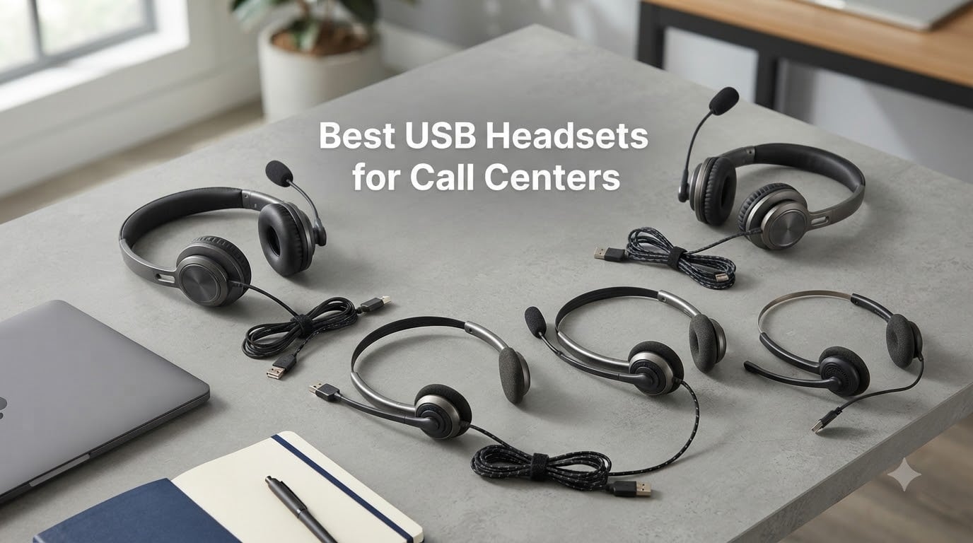 8 Best USB Headsets for Call Centers (September 2026) Experts Guide