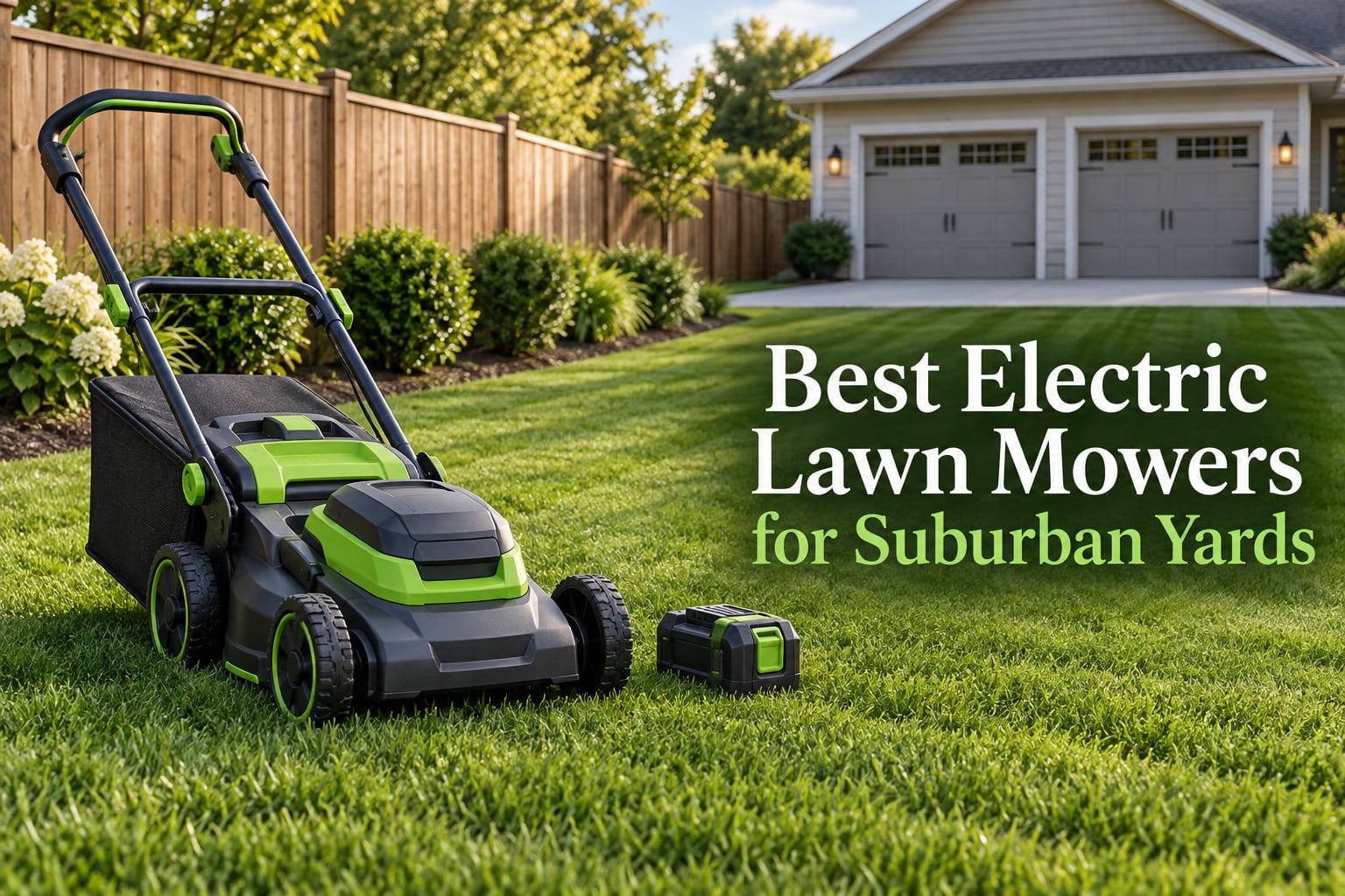 12 Best Electric Lawn Mowers for Suburban Yards (October 2026)