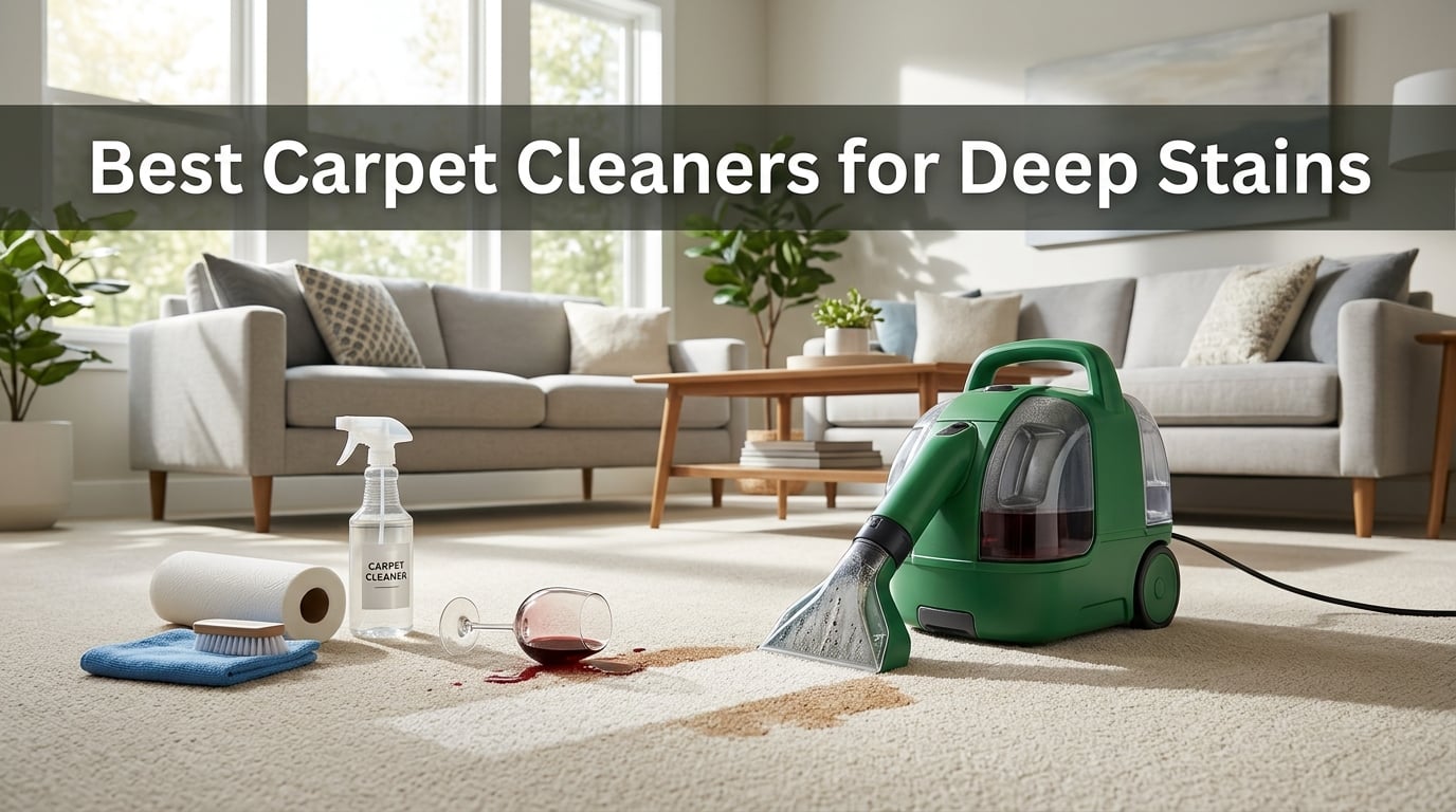 8 Best Carpet Cleaners for Deep Stains (September 2026)