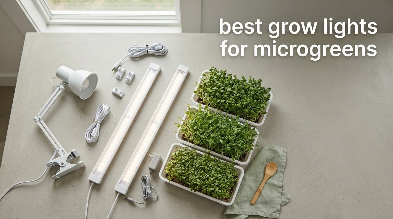 12 Best Grow Lights for Microgreens (October 2026)