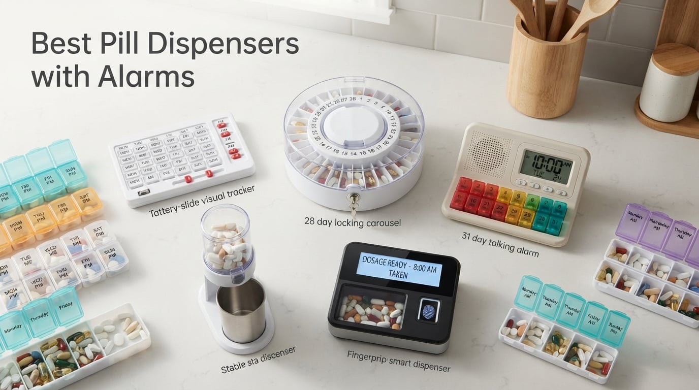 10 Best Pill Dispensers with Alarms (September 2026) Tested