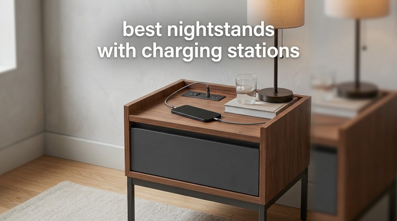 10 Best Nightstands With Charging Stations (October 2026)