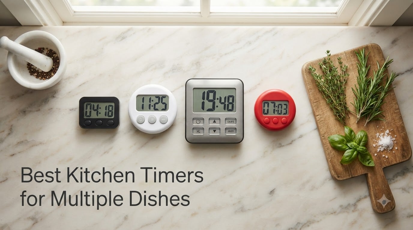 8 Best Kitchen Timers for Multiple Dishes September 2026 Tested