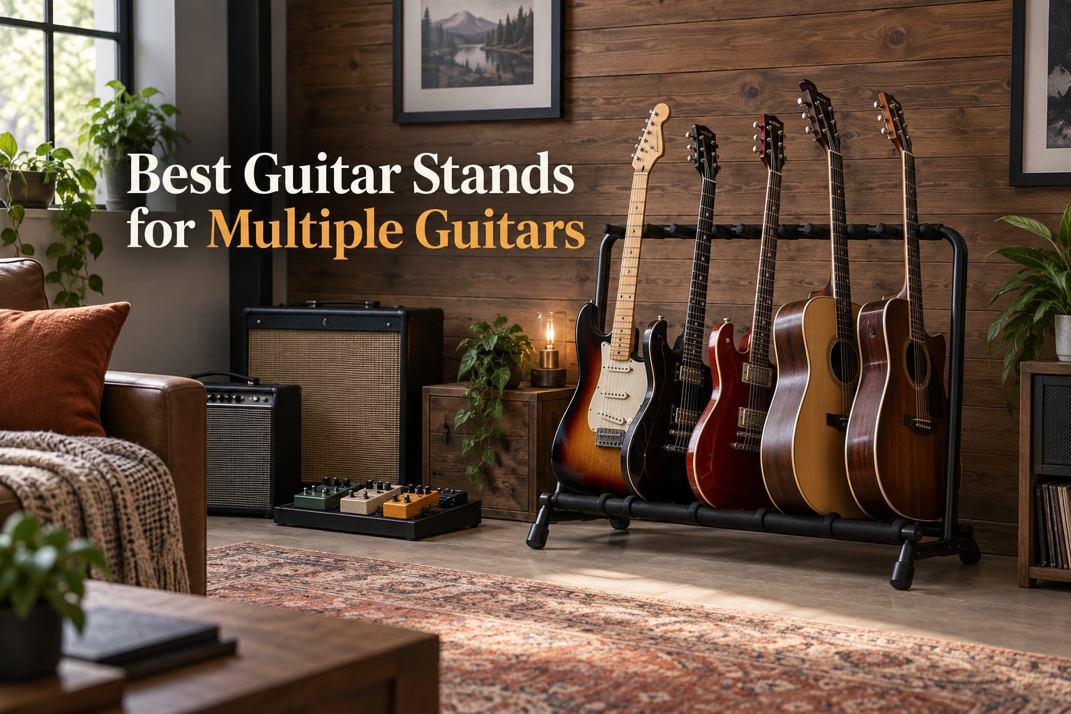 10 Best Guitar Stands for Multiple Guitars (October 2026)