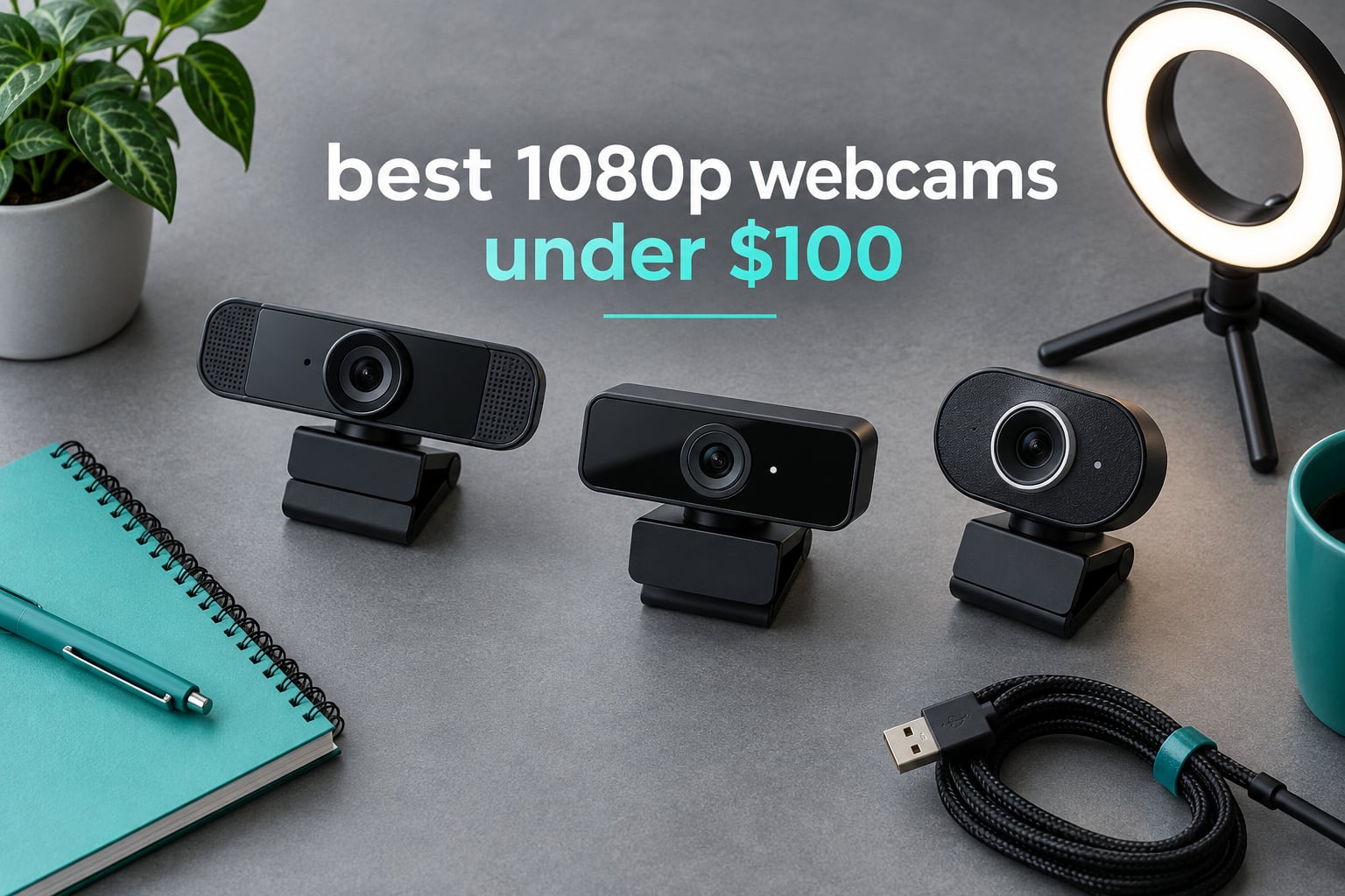 12 Best 1080p Webcams Under $100 (October 2026)