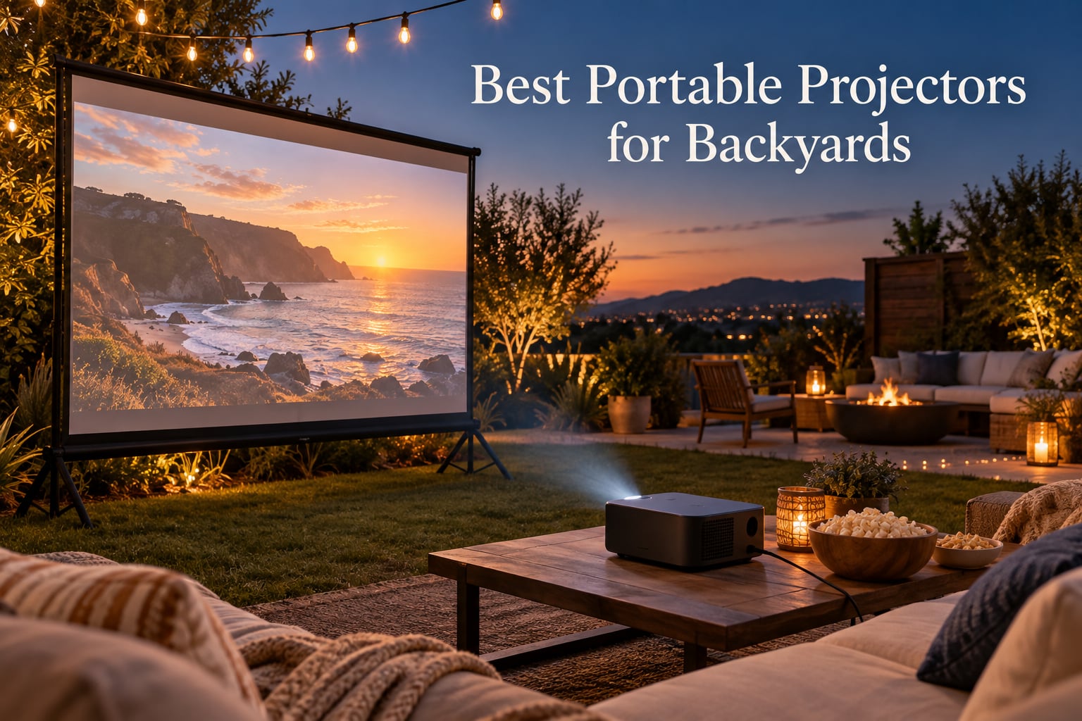 Best Portable Projectors for Backyards