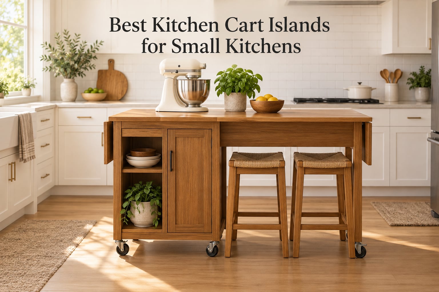 Best Kitchen Cart Islands for Small Kitchens