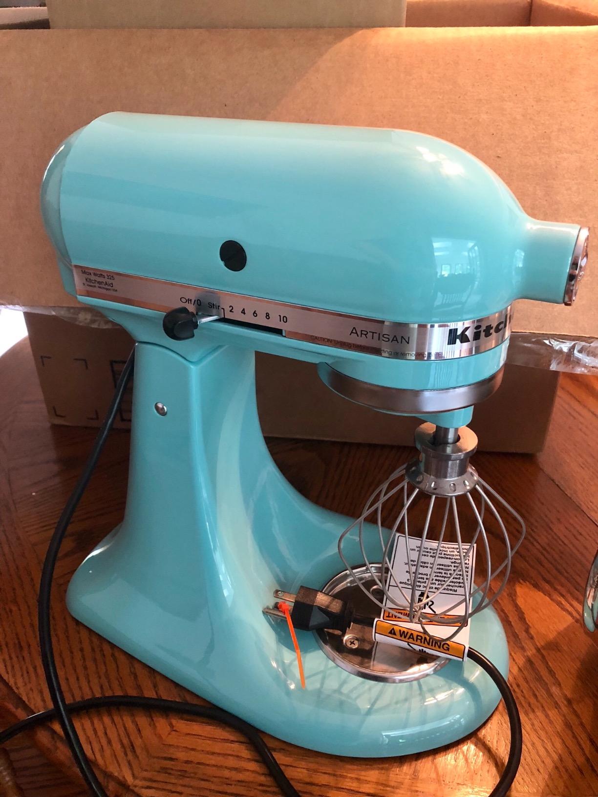 KitchenAid Artisan, 5-Qt Tilt Head Stand Mixer, KSM150PS, Empire Red customer photo 1