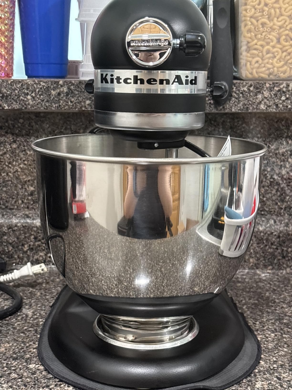 KitchenAid Artisan, 5-Qt Tilt Head Stand Mixer, KSM150PS, Empire Red customer photo 2