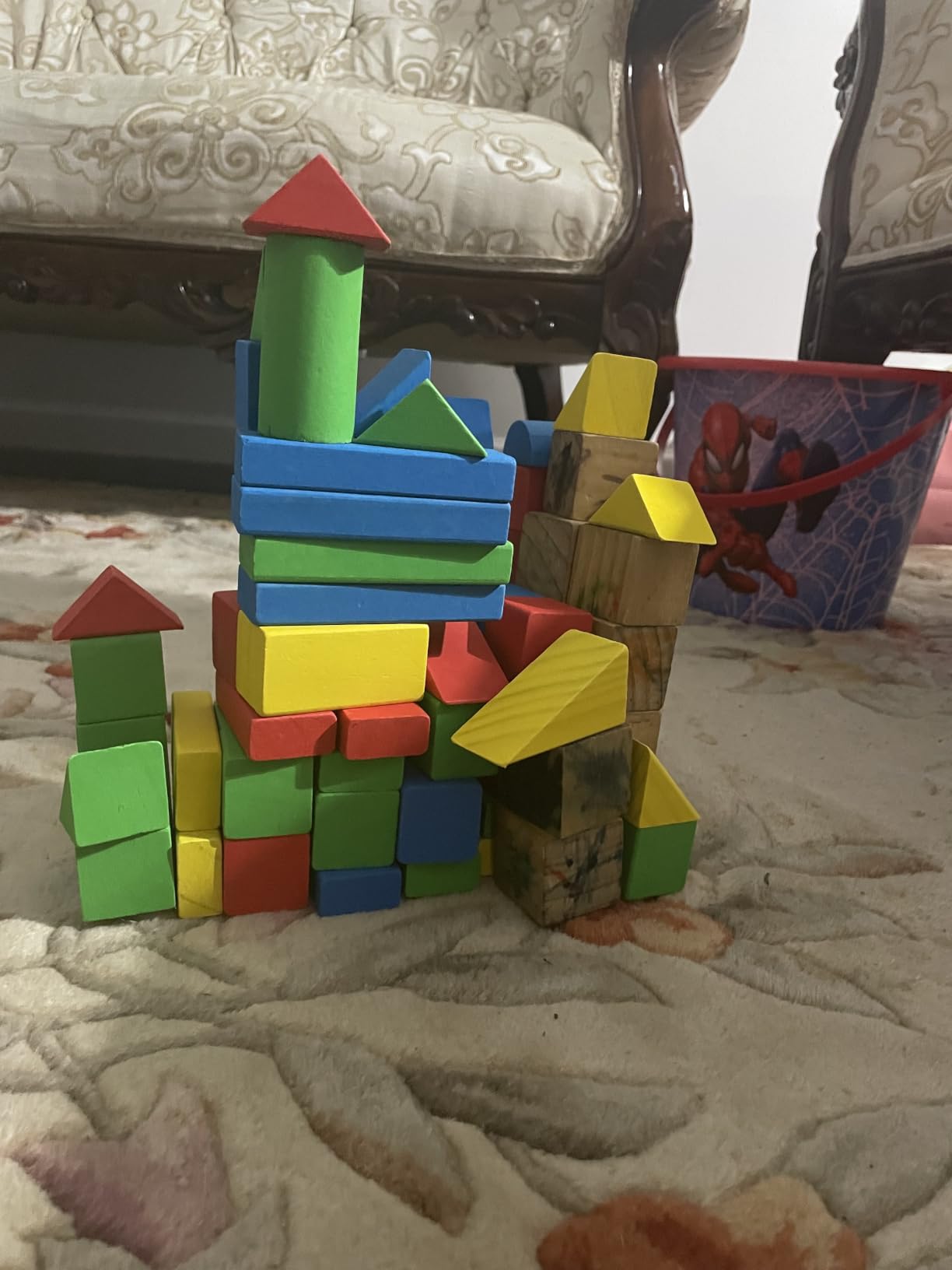 Melissa & Doug 100 Wooden Building Blocks with Storage Box customer photo 1