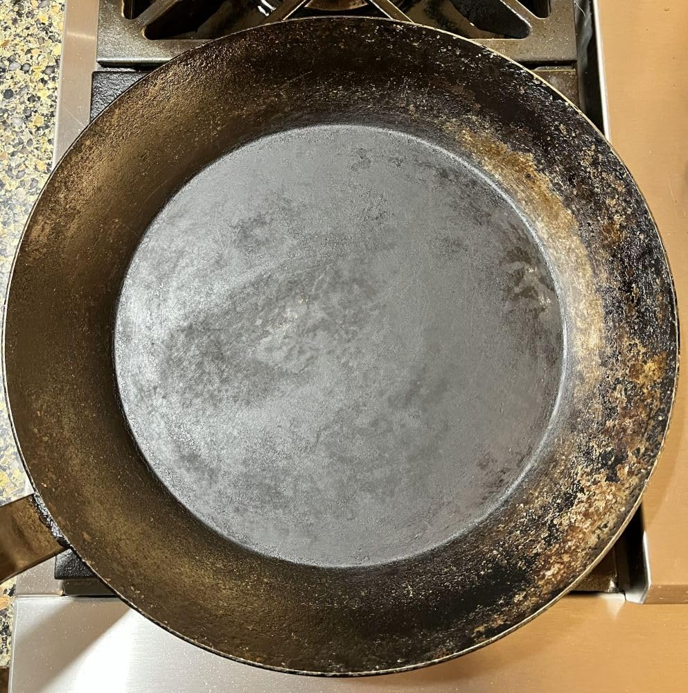 Matfer Bourgeat Black Carbon Steel Frying Pan, 11 5/8