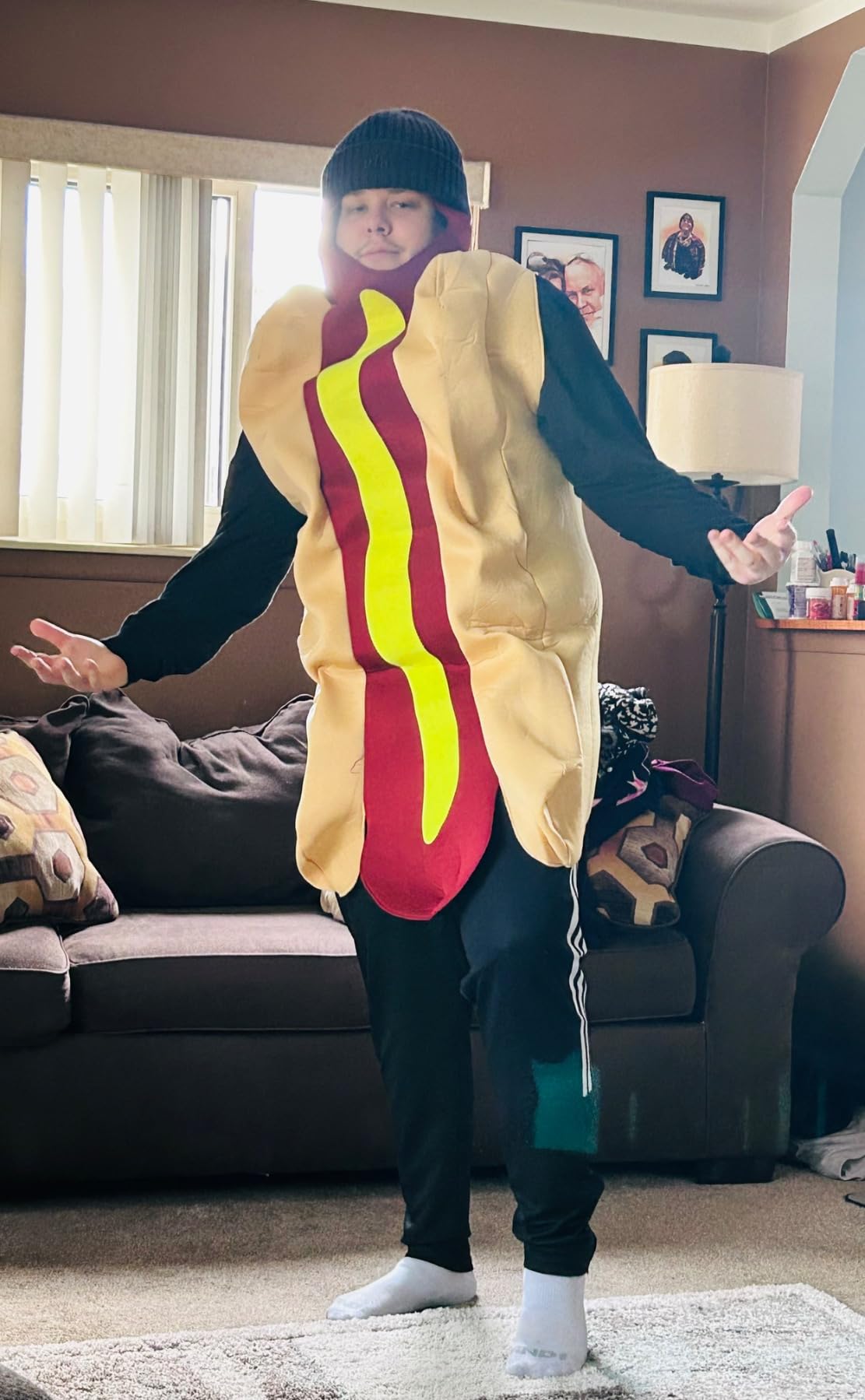 Rasta Imposta Lightweight Hot Dog Costume customer photo 2