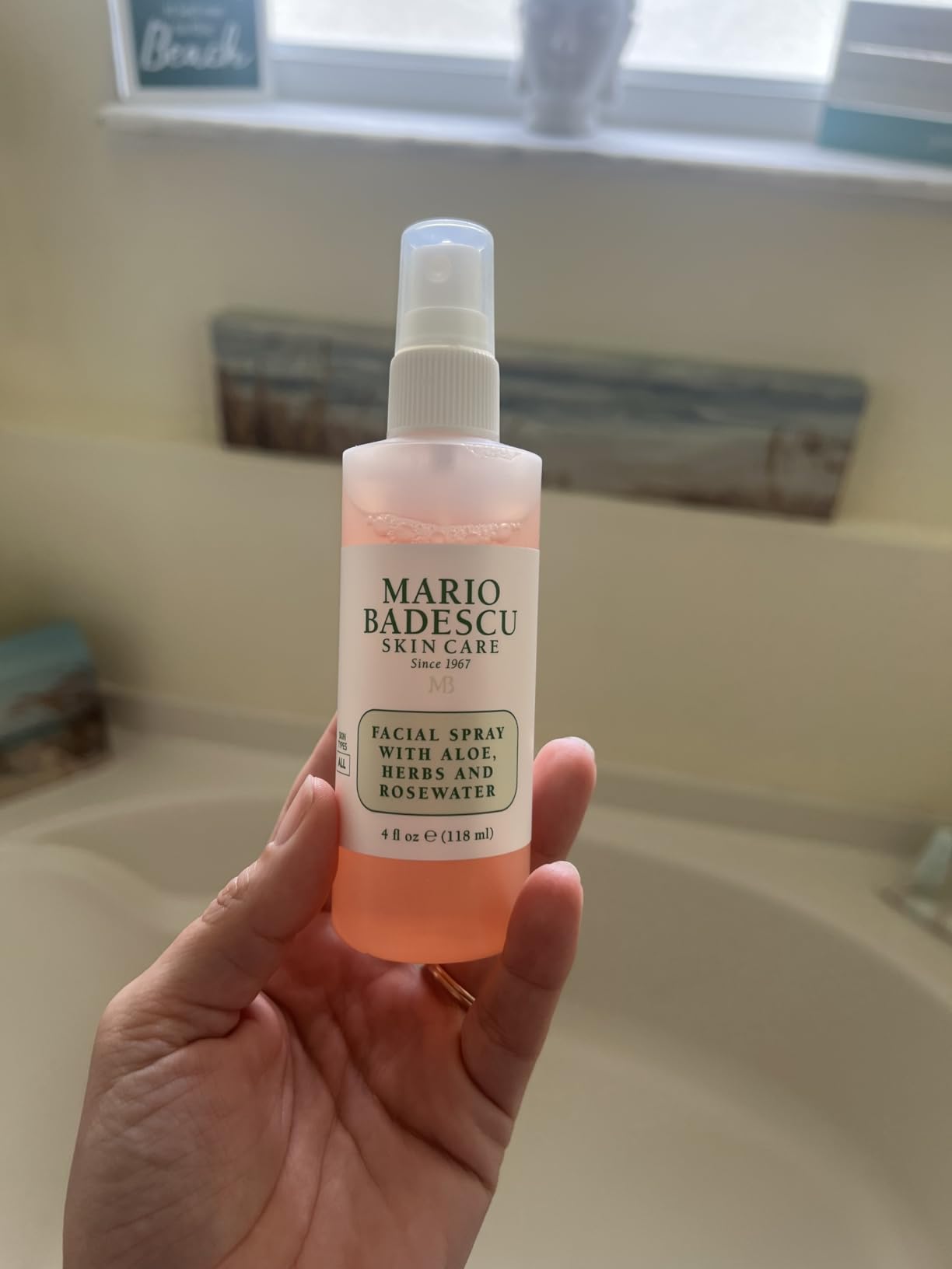 Mario Badescu Facial Spray with Aloe, Herbs and Rose Water for All Skin Types, Face Mist that Hydrates, Rejuvenates & Clarifies customer photo 1
