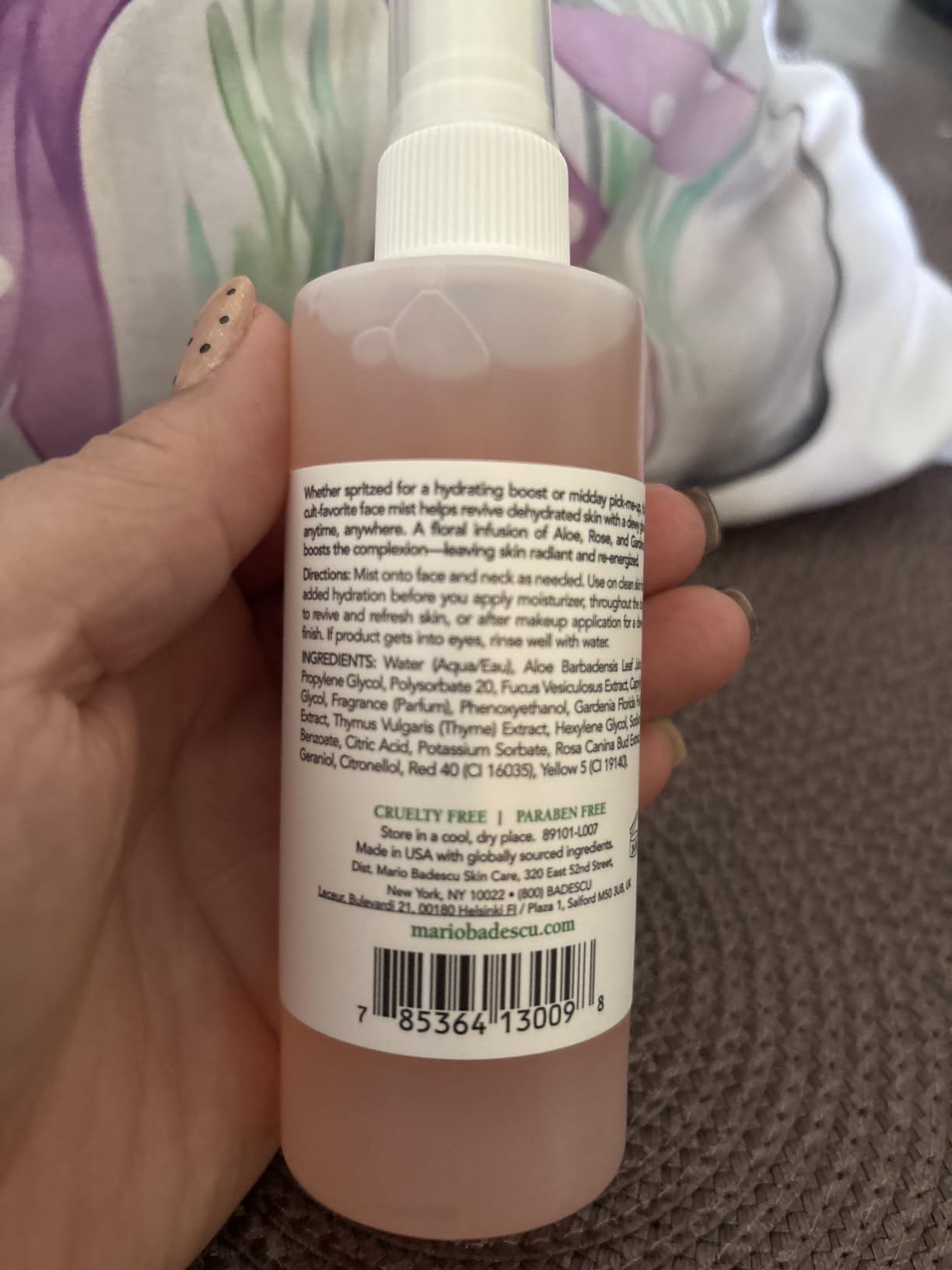 Mario Badescu Facial Spray with Aloe, Herbs and Rose Water for All Skin Types, Face Mist that Hydrates, Rejuvenates & Clarifies customer photo 2