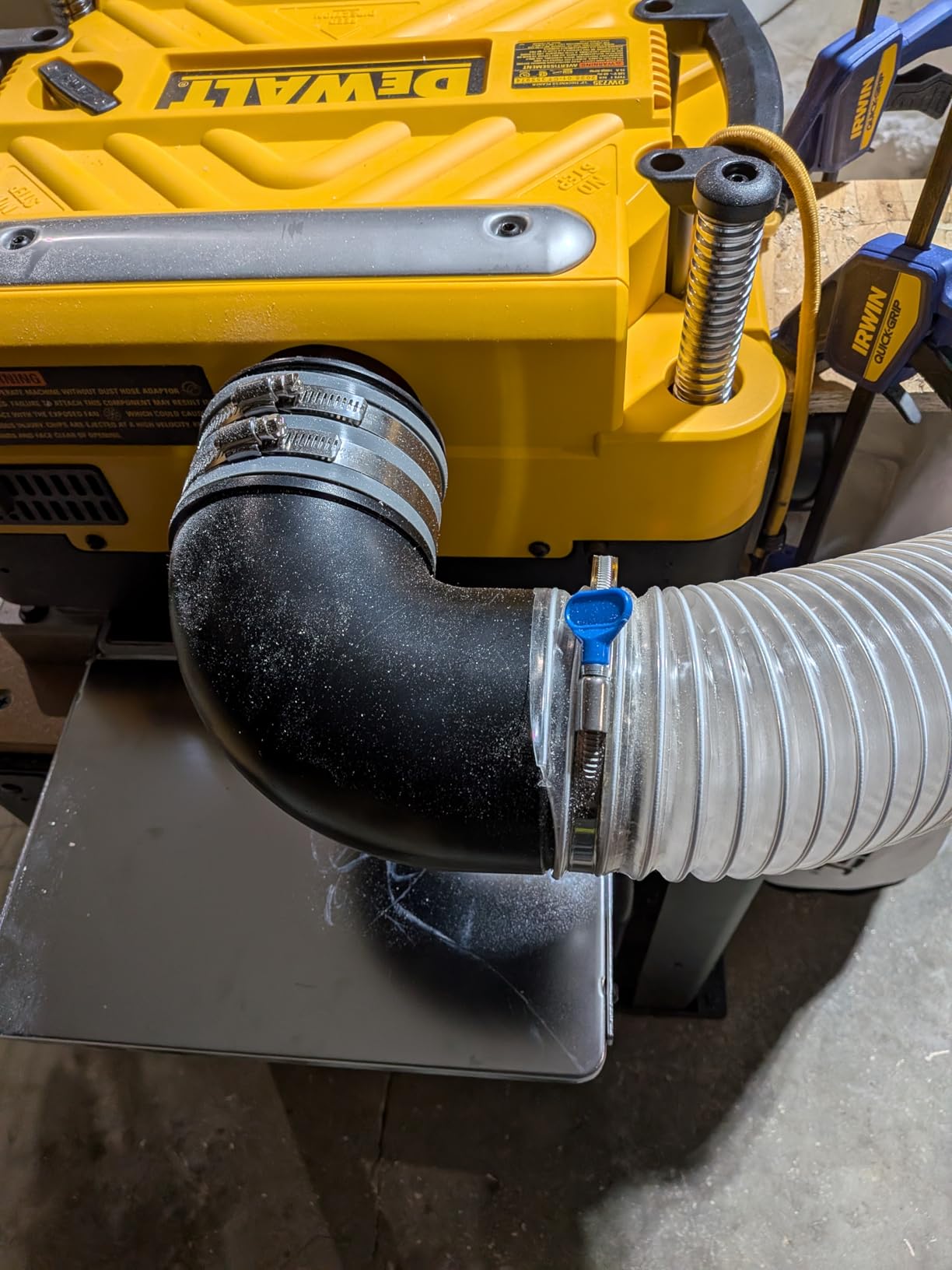 Rockler Dust Right 4” Quick Connect Elbow, Dust Collection Hose Fitting Kit customer photo 1