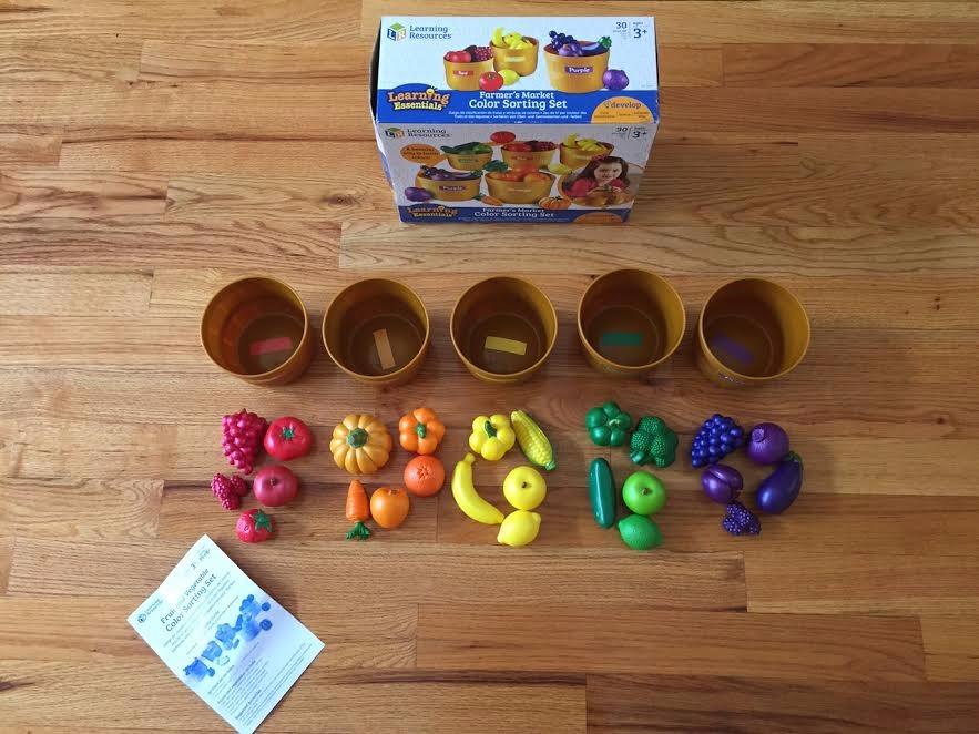 Learning Resources Original Farmer's Market Color Sorting Set customer photo 1