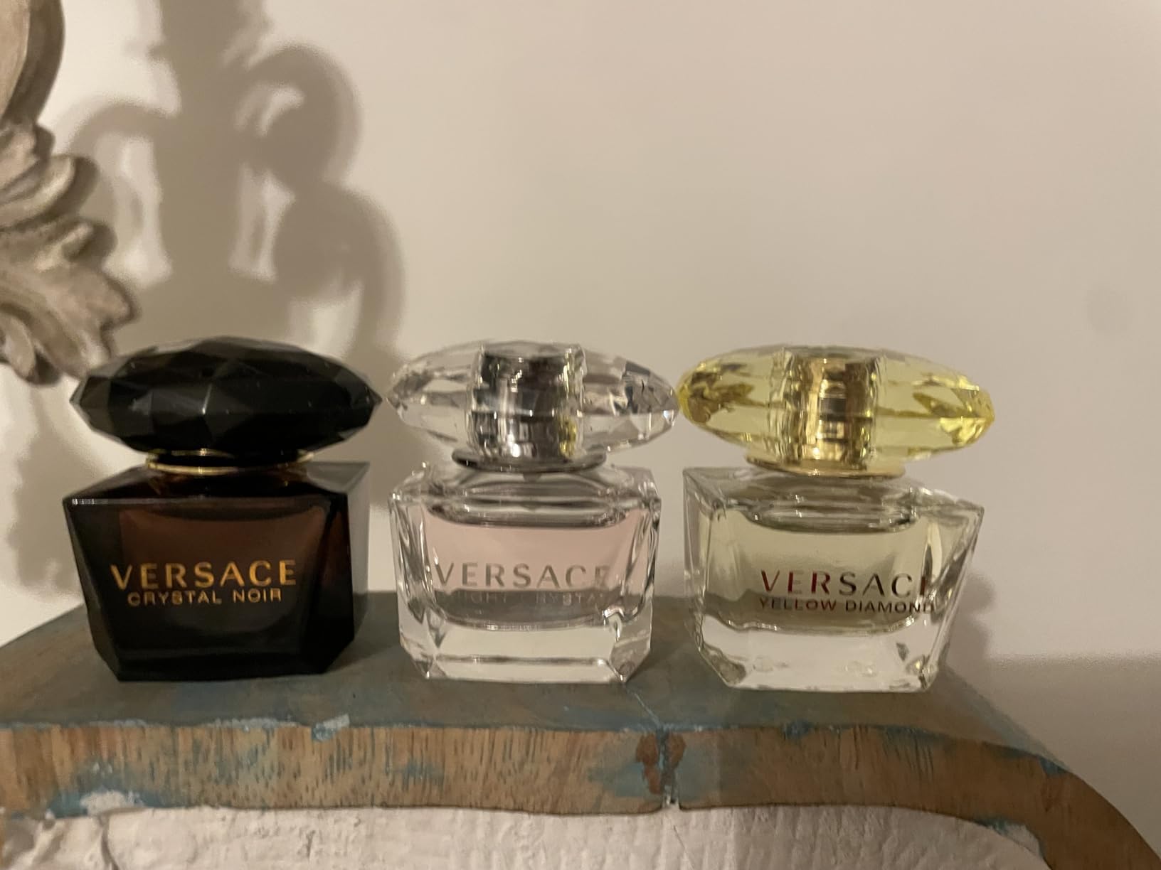 Versace Perfume for Women Variety 3-Piece Mini Gift Set – Yellow Diamond, Crystal Noir, Bright Crystal customer photo 1