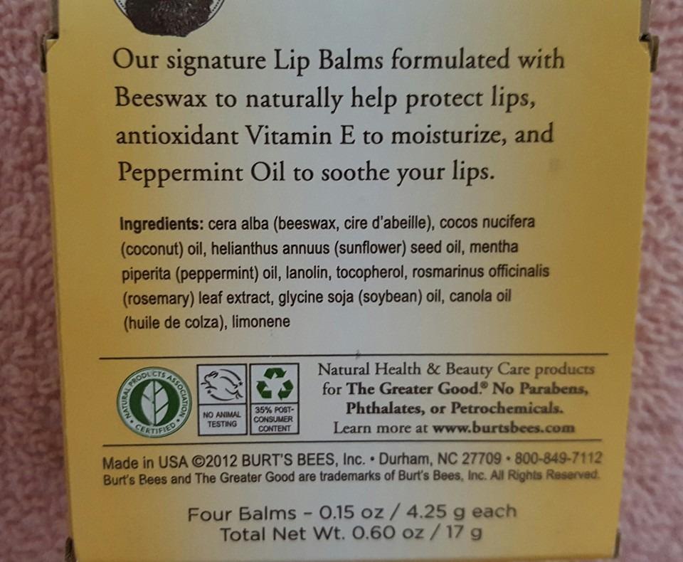 Burt's Bees 100% Natural Moisturizing Lip Balm (Superfruit) customer photo 2