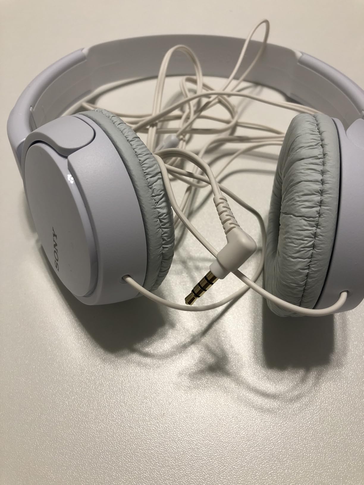 Sony ZX Series Wired On-Ear Headphones with Mic, White MDR-ZX110AP customer photo 1