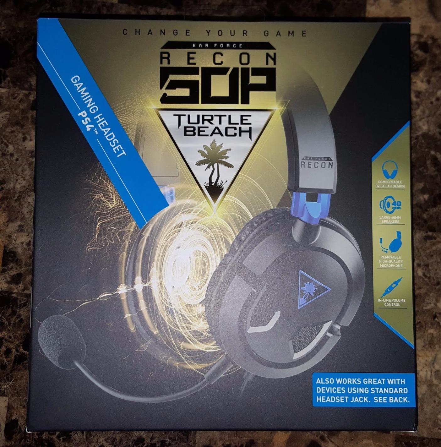 Turtle Beach Recon 50 Wired Multiplatform Gaming Headset for PS5, Xbox, PC customer photo 1