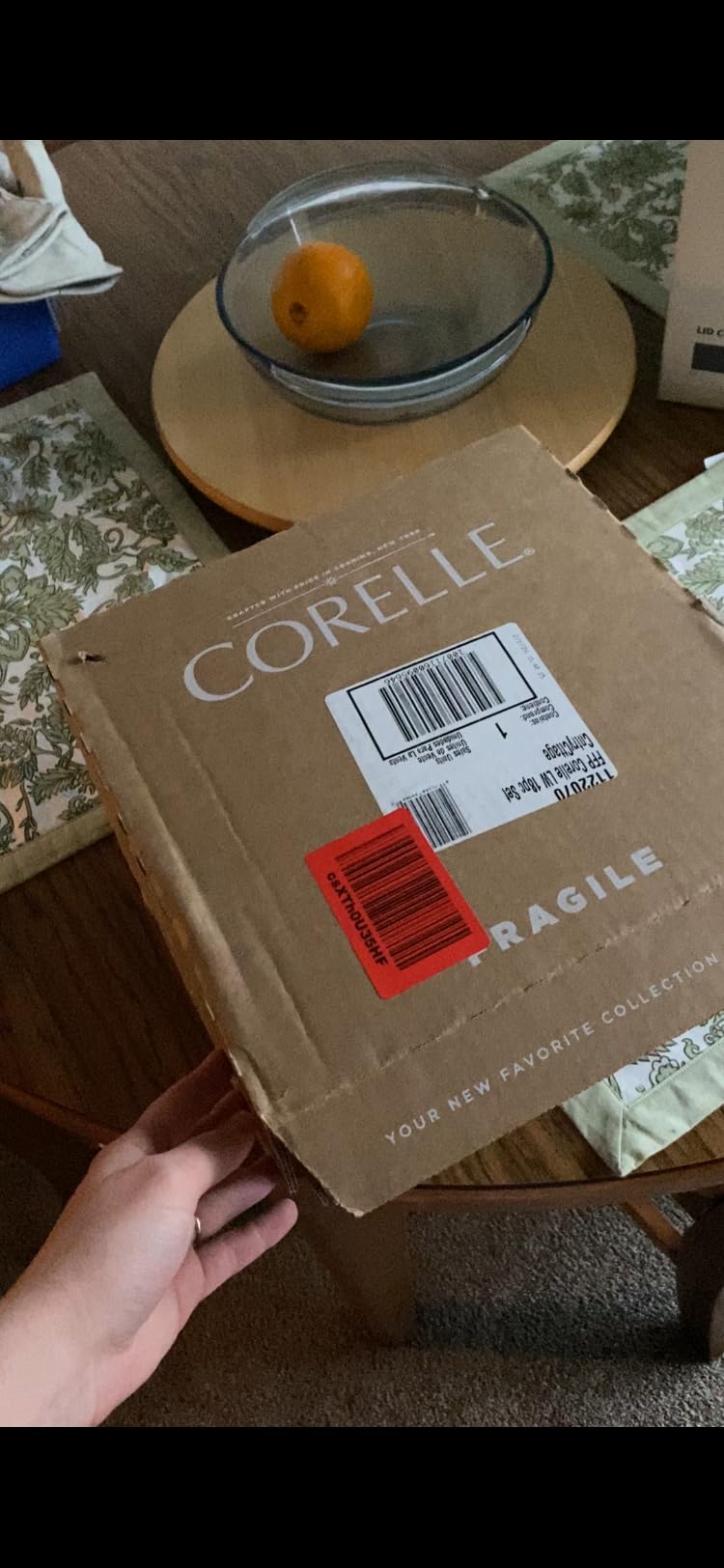 Corelle Vitrelle 18-Piece Service for 6 Dinnerware Set Triple Layer Glass and Chip Resistant, Lightweight Round Plates and Bowls Set, Country Cottage customer photo 2