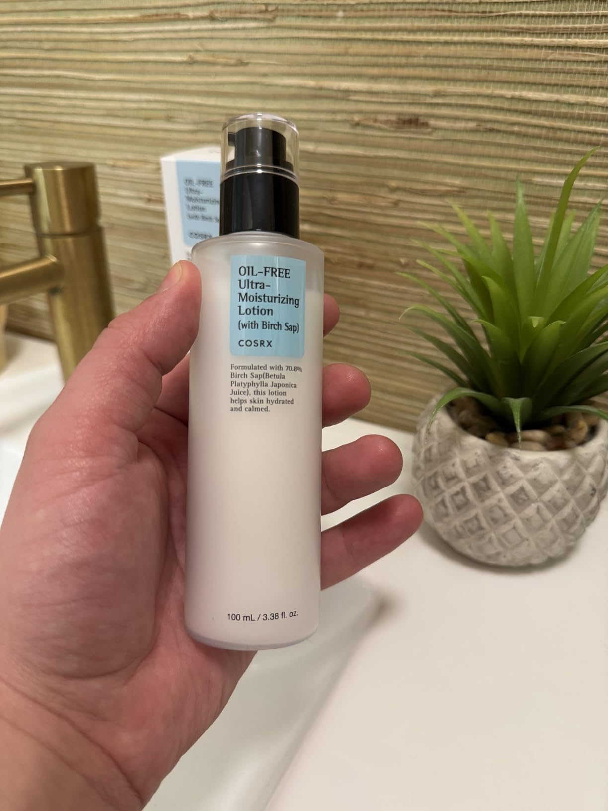 COSRX Oil Free Lotion with Birch Sap, Acne Facial Moisturizer, 3.38 fl oz customer photo 1