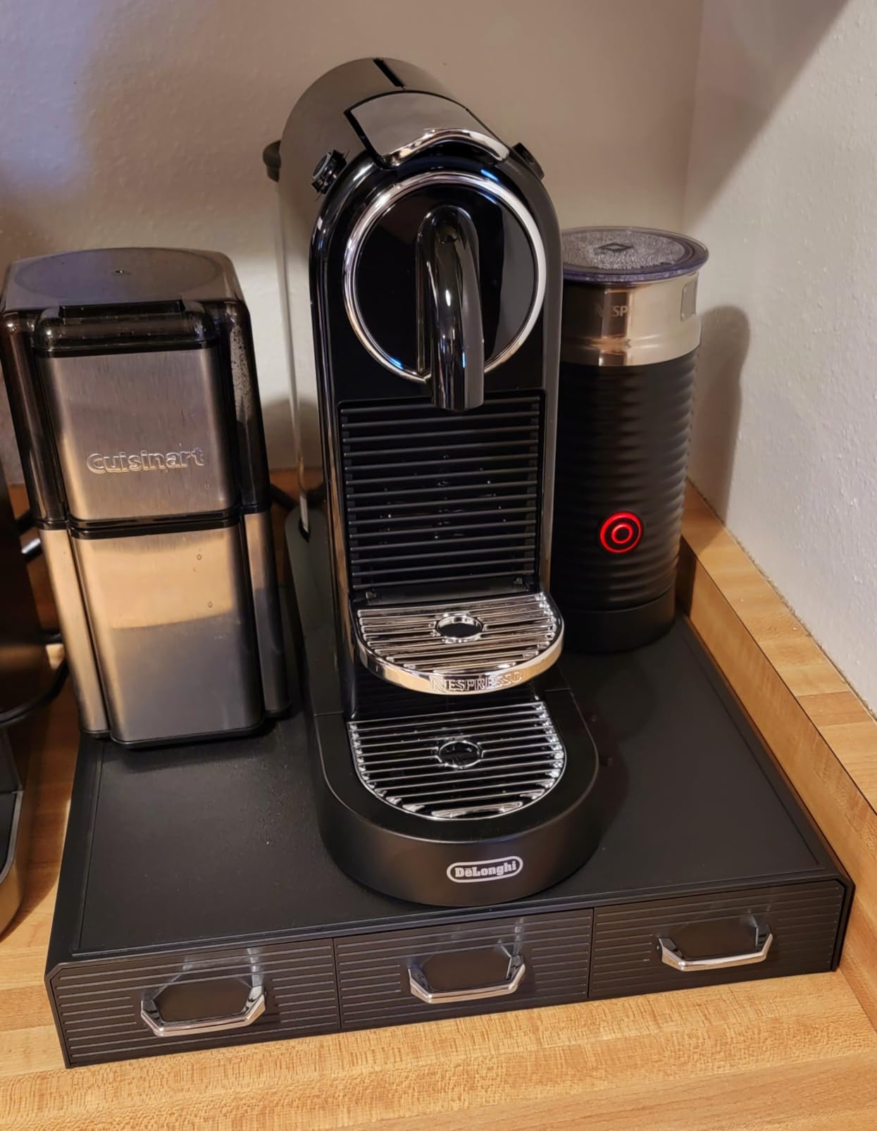 Nespresso CitiZ Coffee and Espresso Machine by De'Longhi with Milk Frother, Black, 9.3 x 14.6 x 10.9 inches customer photo 1