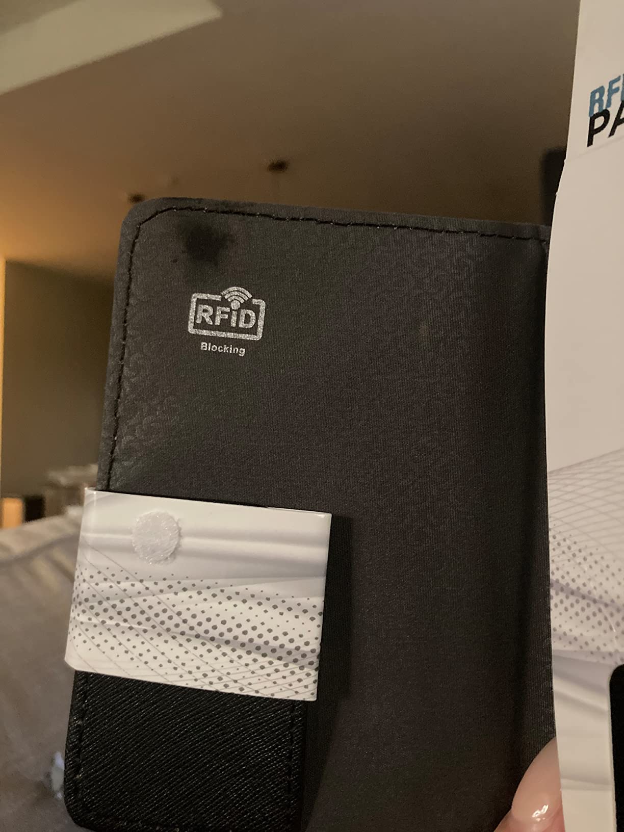 Samsonite RFID Passport Wallet, Black, One Size customer photo 1