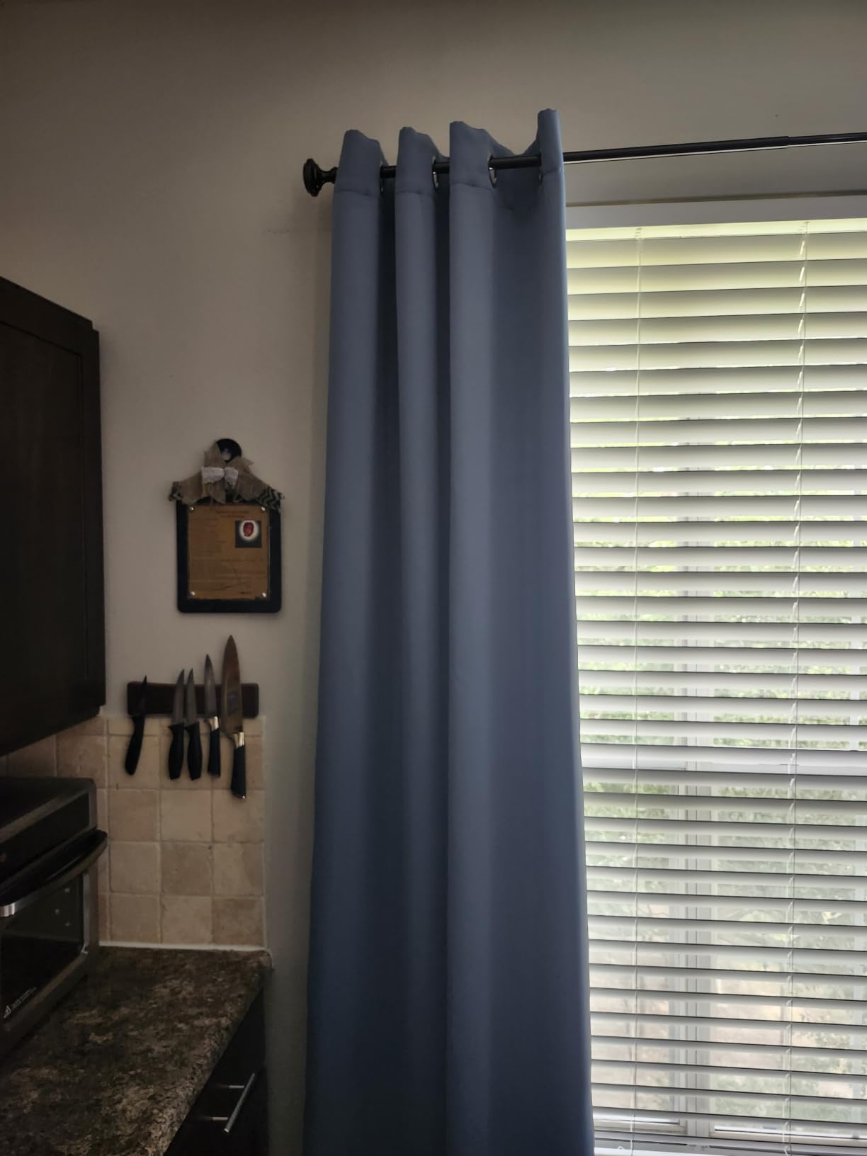 Yakamok Grey Room Darkening Curtains 52x84 inch Gray Grommet-Living Room customer photo 1