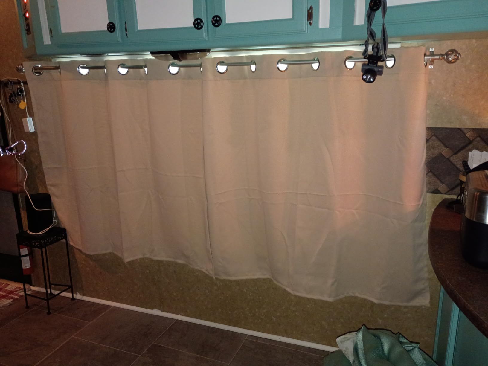 Yakamok Grey Room Darkening Curtains 52x84 inch Gray Grommet-Living Room customer photo 2
